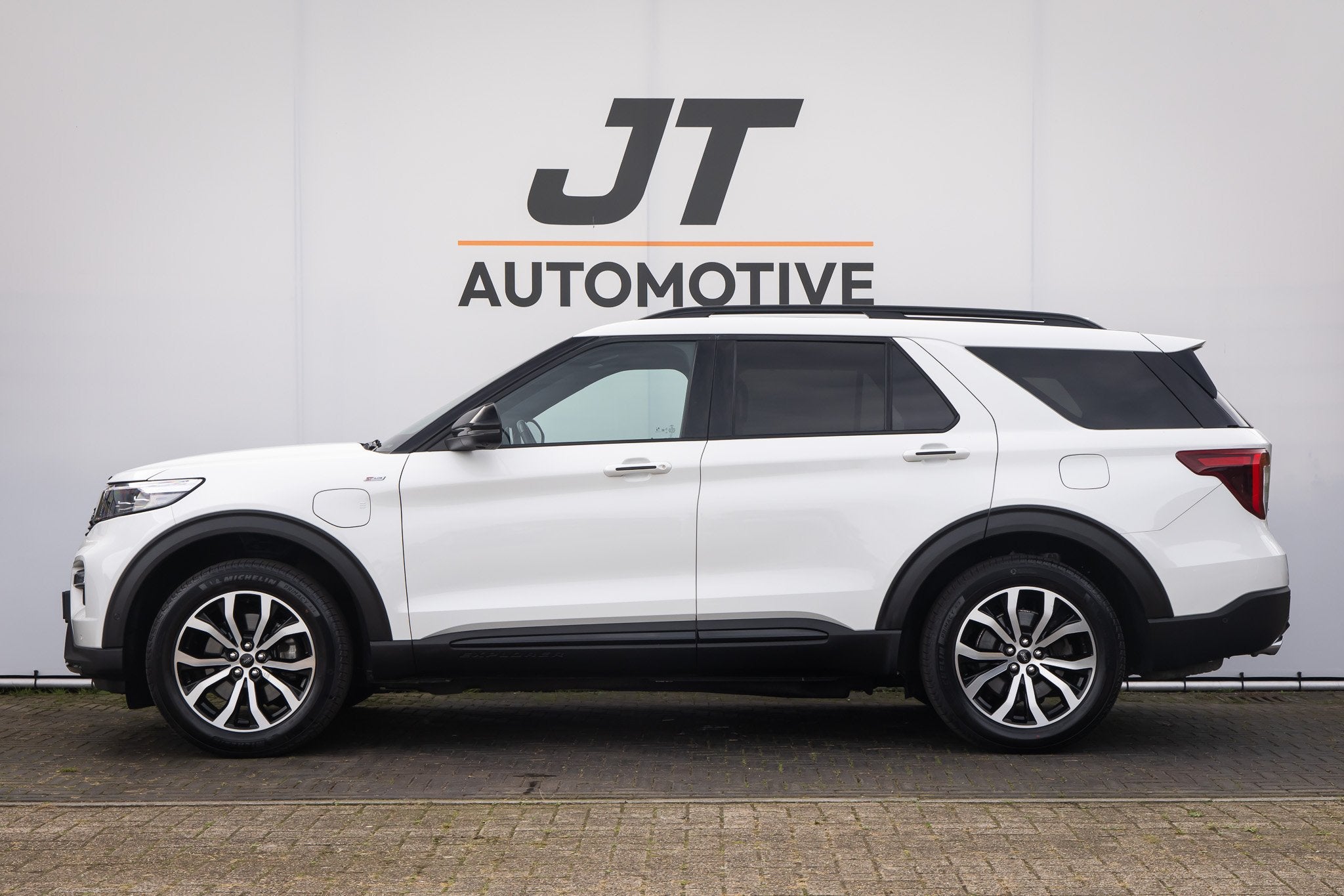 Ford Explorer 7peroons 3.0 V6 EB PHEV ST-Line plug in hybe P, Gebruikt, Euro 6, 2441 kg, Wit