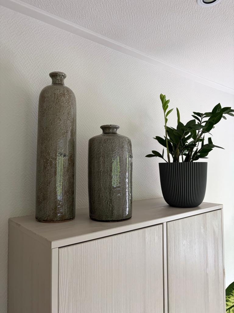 Luxe decoratieve vazen set – Maison Manon – 50 cm & 35 cm, Ophalen of Verzenden