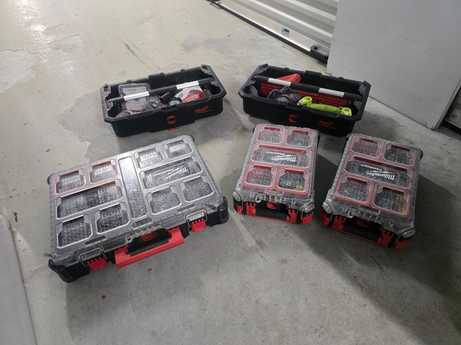 Milwaukee packout diverse kisten, Ophalen of Verzenden