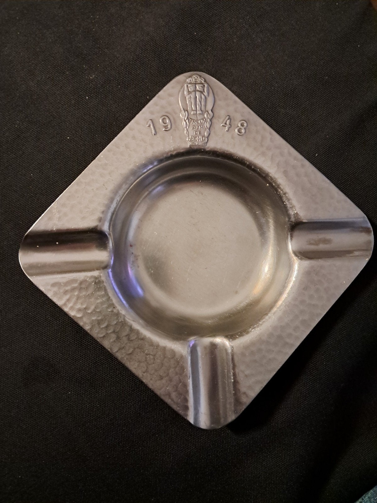 Vintage Art Deco Asbak Sola-Fabriek Zeist 1948 A.N.M.B., Antiek en Kunst, Ophalen of Verzenden