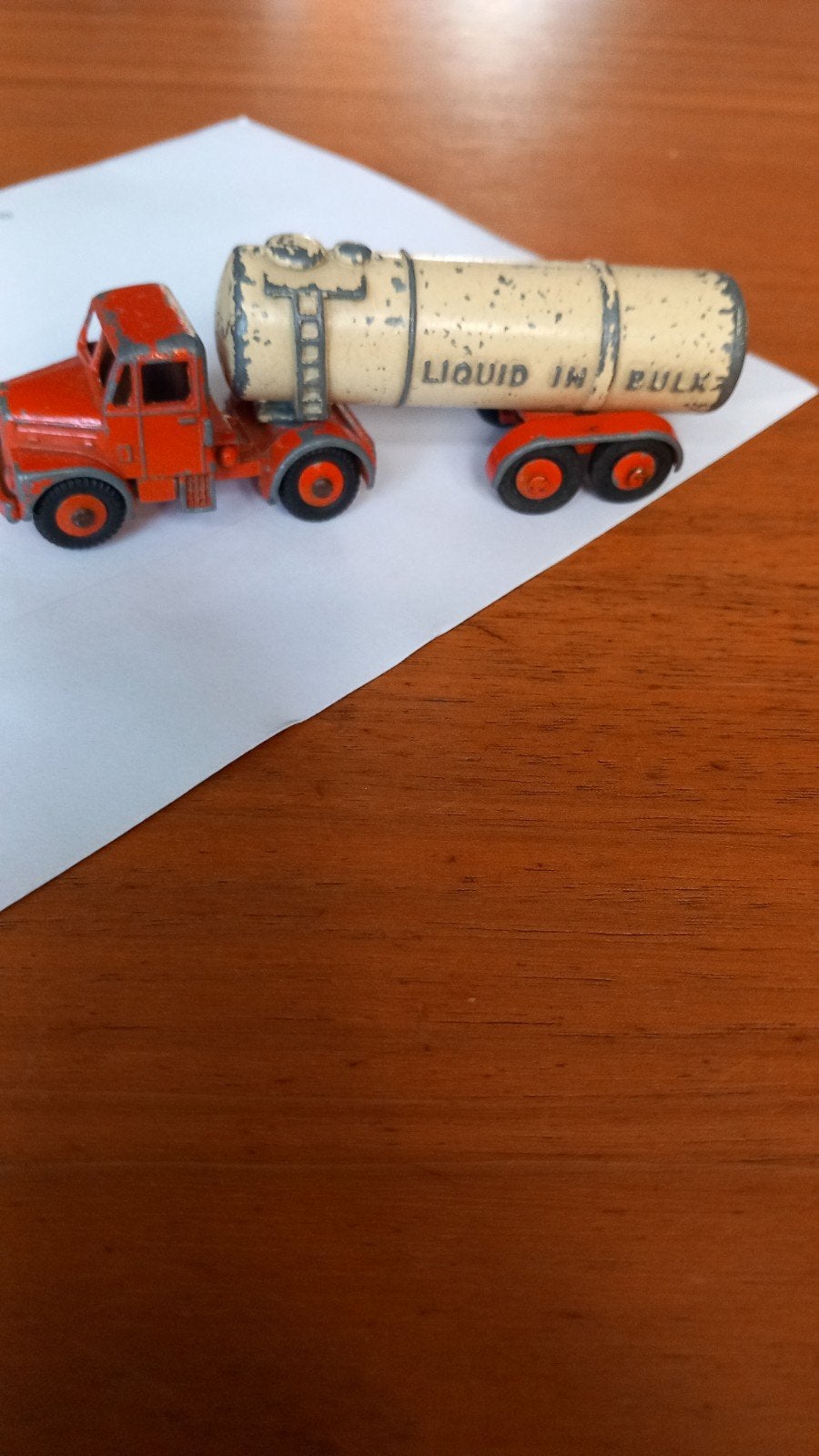diecast metal Leyland Scammell Tanker Liquid in Bulk, Ophalen, Gebruikt, Bus of Vrachtwagen