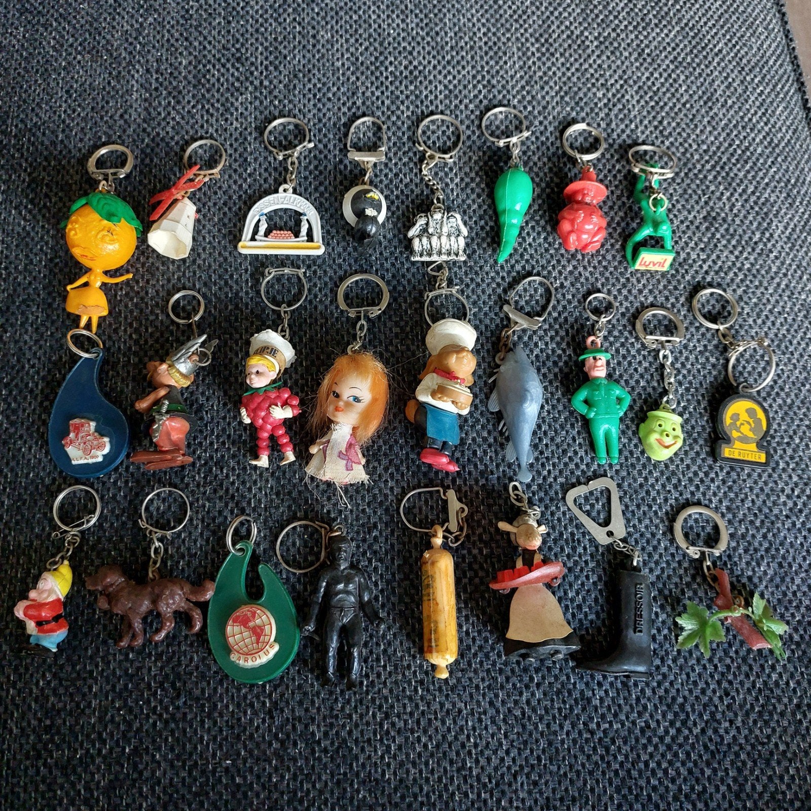 Diverse Vintage Sleutelhangers, Verzamelen, Sleutelhangers, Ophalen of Verzenden, Gebruikt, Knuffel of Figuurtje