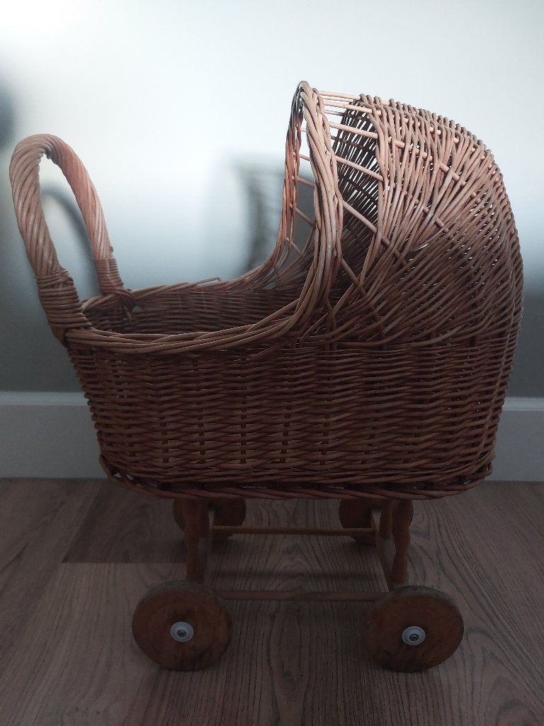 Rieten poppenwagen, Ophalen, Gebruikt, Overige typen