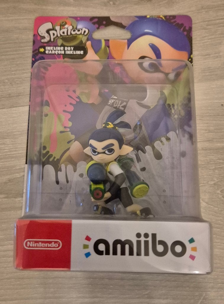 Splatoon Amiibo Inkling Boy (Blue), Ophalen of Verzenden, Nieuw