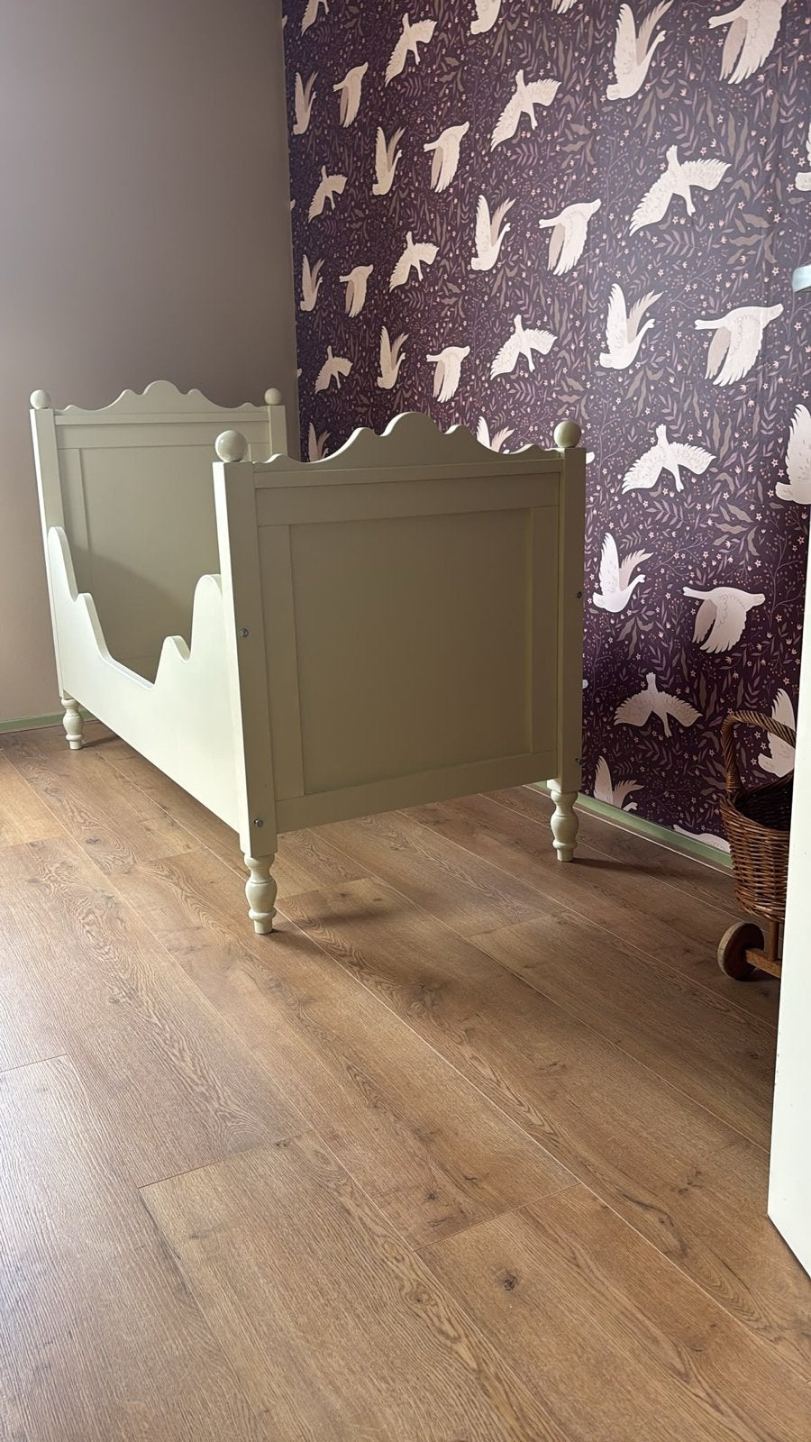 2 rollen Esta Home behang - Donkerpaars zwanen, Ophalen, Paars, Dieren, Esta Home