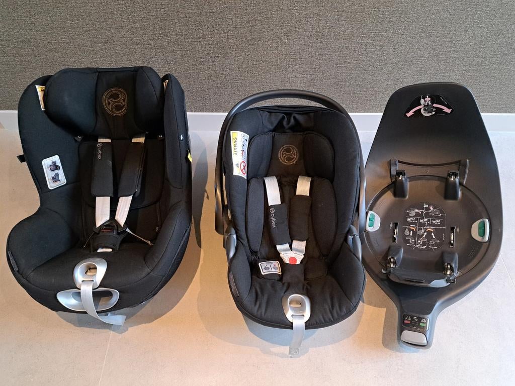 Cybex Z-base + autostoelen Cloud Z i-Size + Sirona Z i-Size, Zo goed als nieuw, Isofix, 0 t/m 13 kg, Ophalen