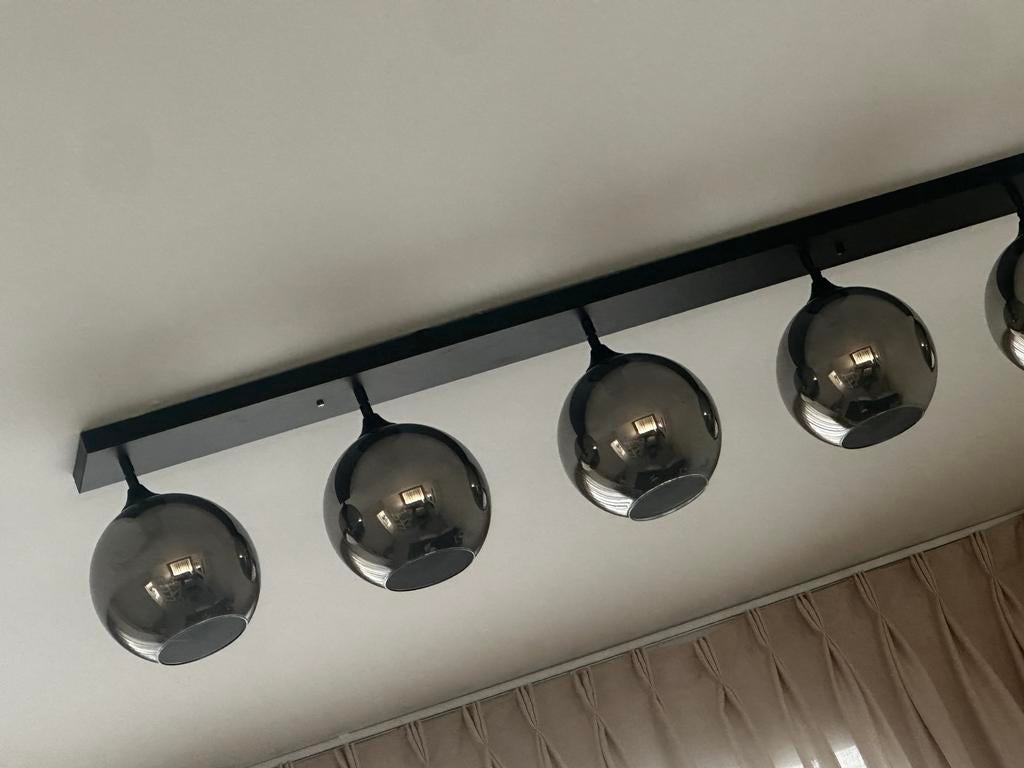 Glazen (hang) lamp, Ophalen, Zo goed als nieuw