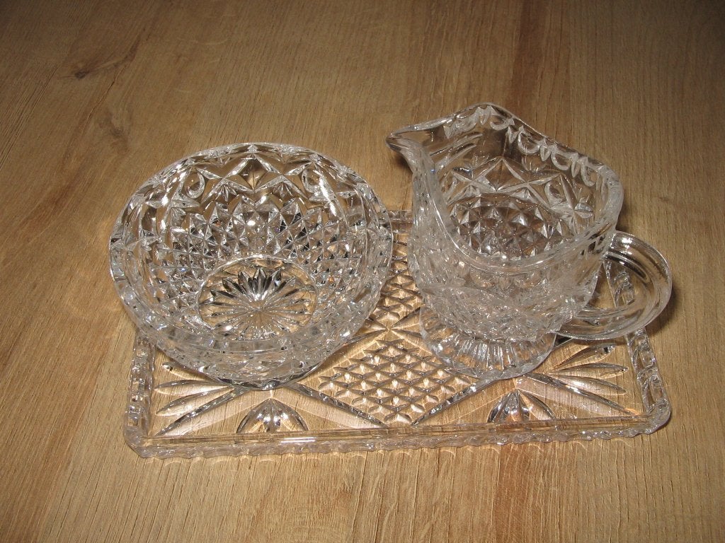 glazen roomstel, Ophalen of Verzenden