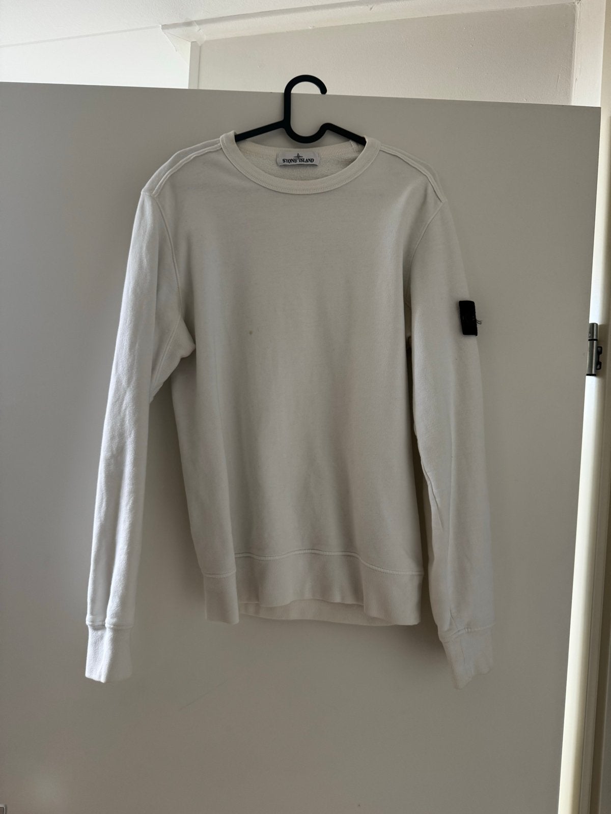 Witte Stone Island sweater maat S, Ophalen of Verzenden, Gedragen