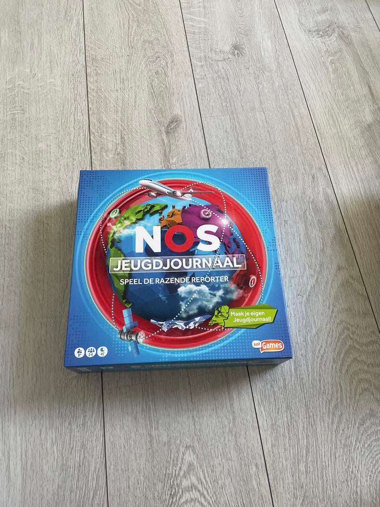 NOS Jeugdjournaal: Speel de Razende Reporter Bordspel, Drie of vier spelers, Ophalen, Zo goed als nieuw