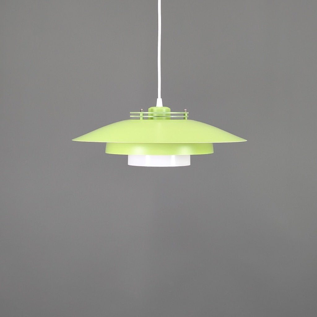 JEKA Tokio Deense vintage hanglamp in groen, Huis en Inrichting, Lampen | Hanglampen, Ophalen of Verzenden, Zo goed als nieuw