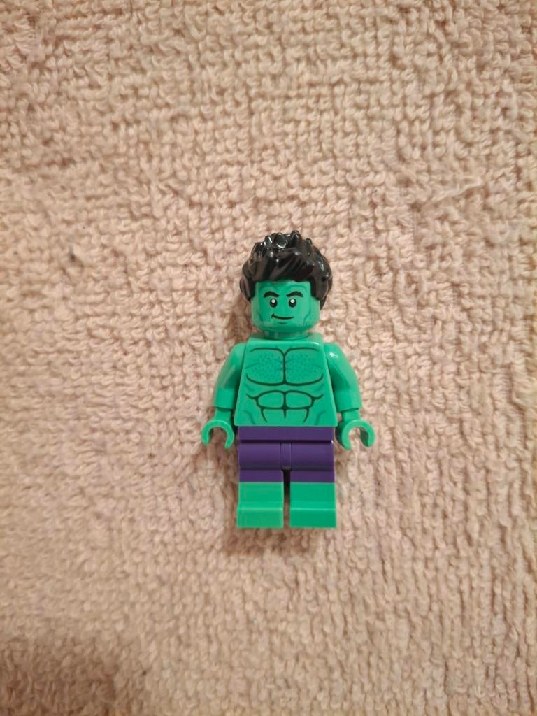 Lego Marvel Hulk Minifiguur SH0982 - Avengers, Ophalen of Verzenden, Gebruikt, Jongen of Meisje