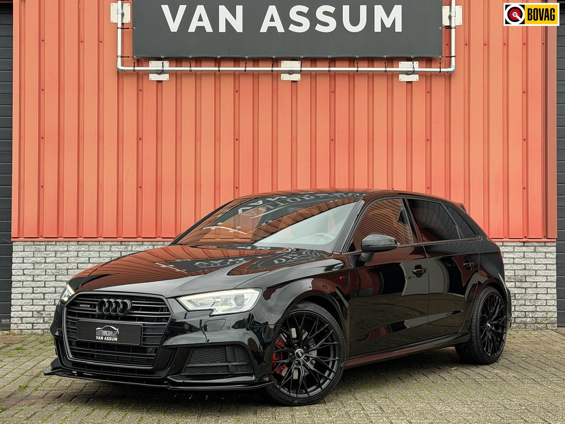Audi A3 Sportback 40 TFSI quattro 3x S-Line Stoelvw PDC 19", Auto's, Automaat, Gebruikt, 1984 cc, Leder en Stof