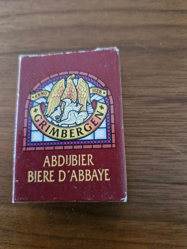 Grimbergen Abdijbier Speelkaarten - Vintage, Een of twee spelers, Ophalen of Verzenden, Gebruikt, Grimbergen