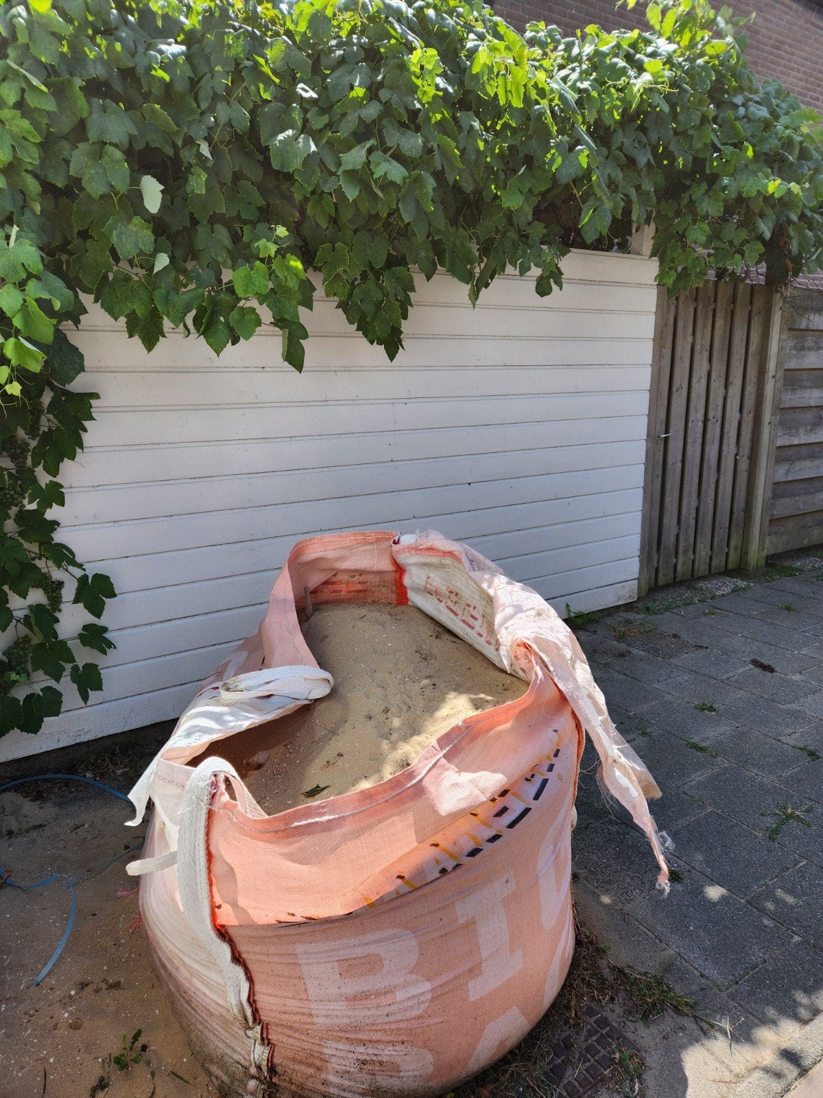 Grote big bag met stopzand, Ophalen, Gebruikt, Ophoogzand