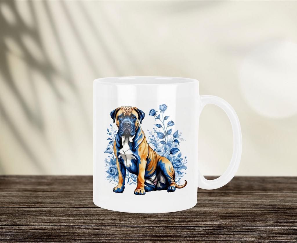 Boerboel Delfts Blauwe mok, Verzenden, Nieuw, Overige stijlen, Kop(pen) en/of Schotel(s)