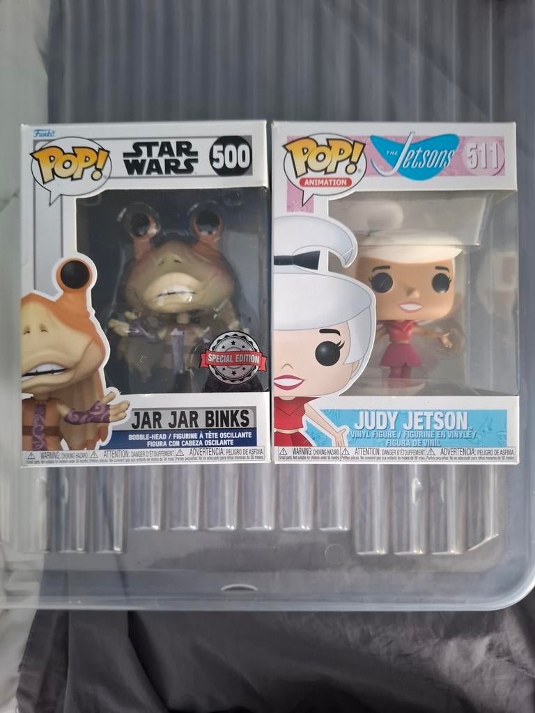Funko Pop, jar jar binks en judy jetson, Ophalen of Verzenden, Nieuw