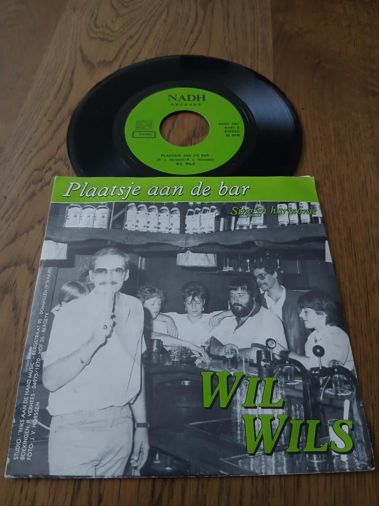 VINYL SINGLE   WIL WILS, Ophalen of Verzenden, Zo goed als nieuw, Overige formaten, Levenslied of Smartlap