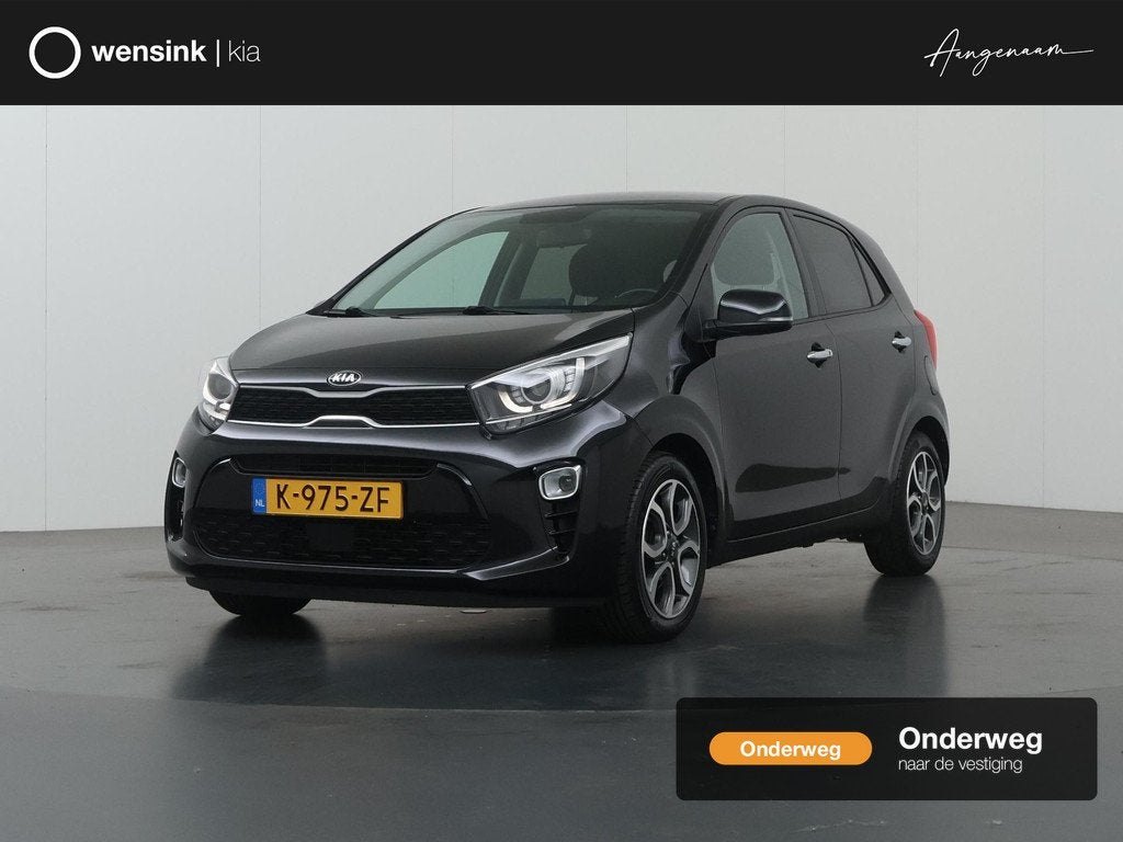 Kia Picanto 1.0 DPi DynamicPlusLine | Keyless | Navigatie |, Auto's, Kia, Voorwielaandrijving, Stof, Gebruikt, 4 stoelen