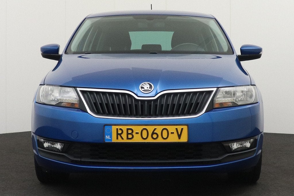 Skoda Rapid Spaceback 1.0 TSI 96 PK Aut. Business Climate St, Stof, Gebruikt, Blauw, 49 €/maand