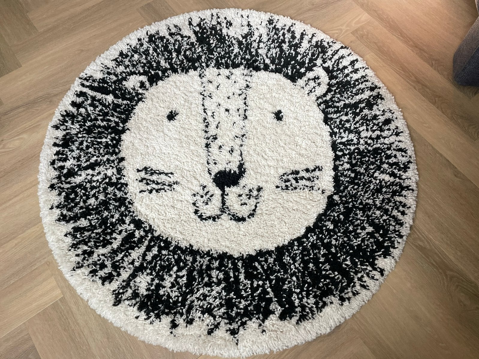 Vloerkleed leeuw kinderkamer, Ophalen of Verzenden, Rond, 100 tot 150 cm