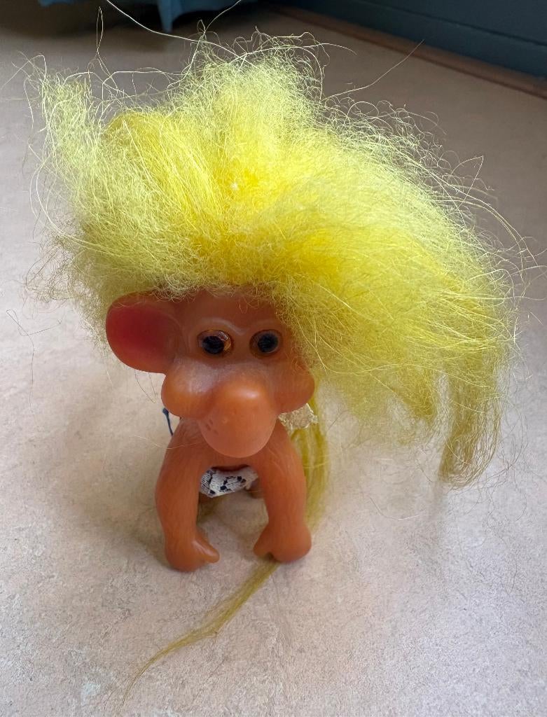 Monkey Troll, vintage, jaren '60, Verzamelen, Ophalen of Verzenden, Zo goed als nieuw, Pop