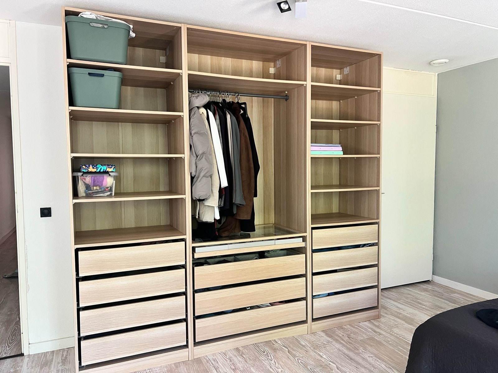 IKEA Pax Kast - 250x236x58cm, Ophalen, Gebruikt, 200 cm of meer, Met lade(s)