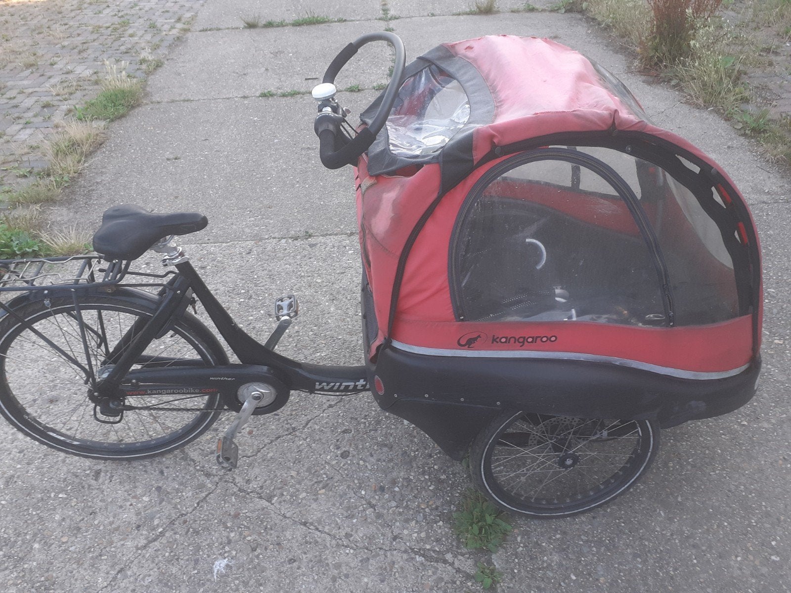 Bakfiets Winther Kangaroo, Fietsen en Brommers, Fietsen | Bakfietsen, Ophalen of Verzenden, 1 kind