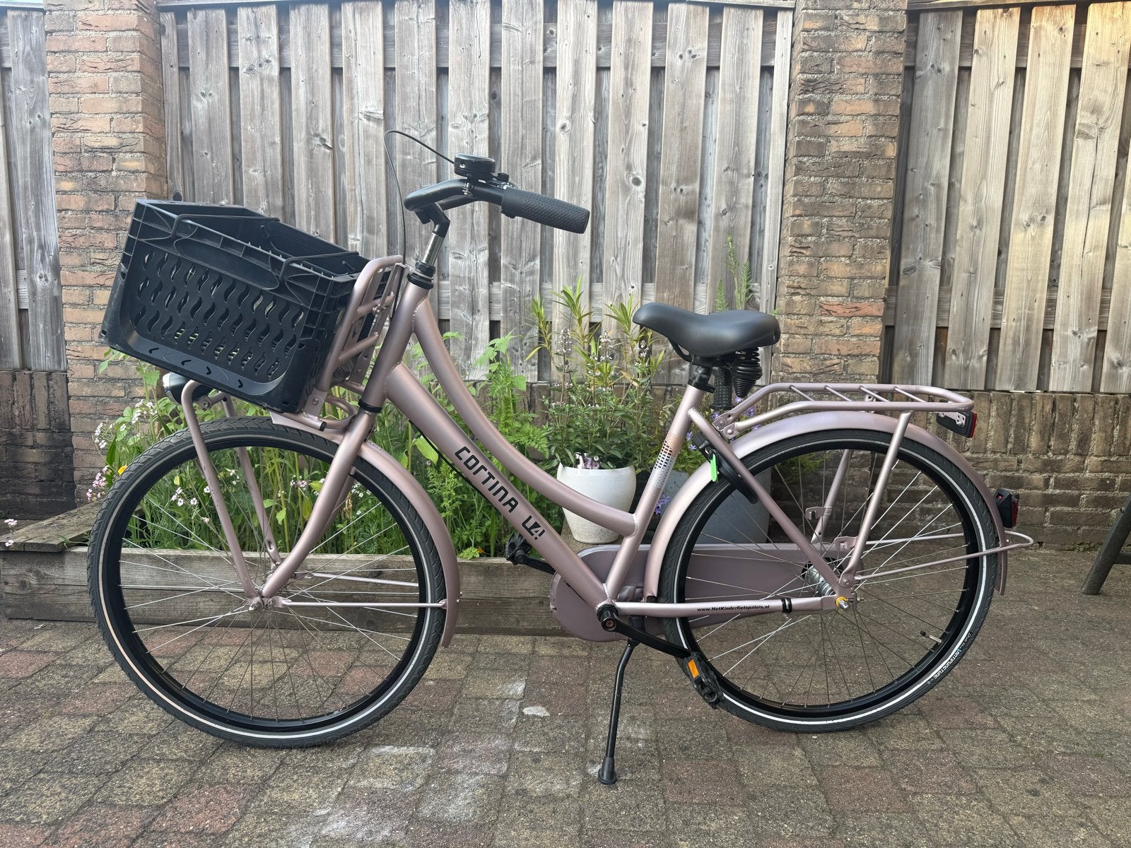 Cortina Transport U4 Mini 26 inch metallic brilliant silver, Fietsen en Brommers, Fietsen | Meisjes, Terugtraprem, Versnellingen