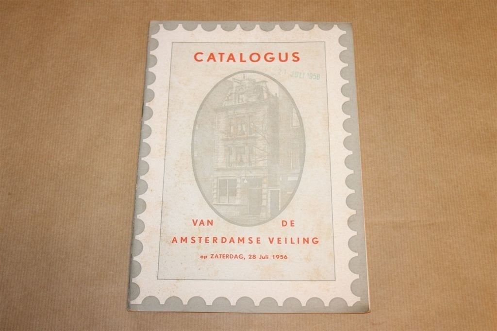 Catalogus van de Amsterdamse Veiling - 28 juli 1956, Ophalen of Verzenden, Verzamelalbum