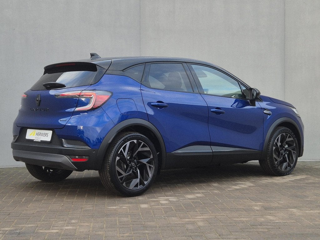 Renault Captur 1.6 E-Tech full hybrid 145 esprit Alpine Auto, 1345 kg, Stof, Gebruikt, Blauw