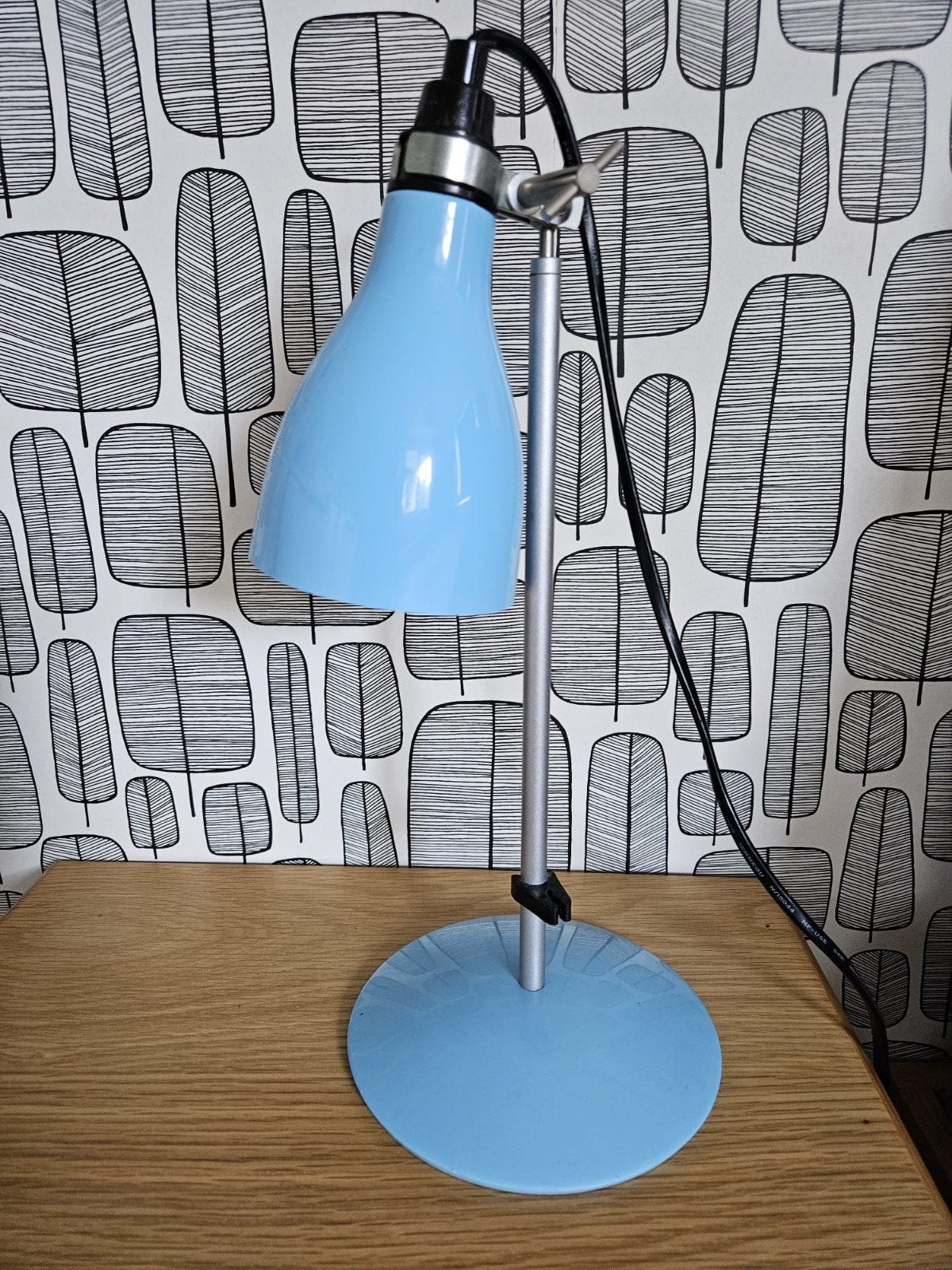 2 stuks vintage tafel/ nachtlamp HEMA, Blauw, Overige merken, Vintage, Ophalen of Verzenden