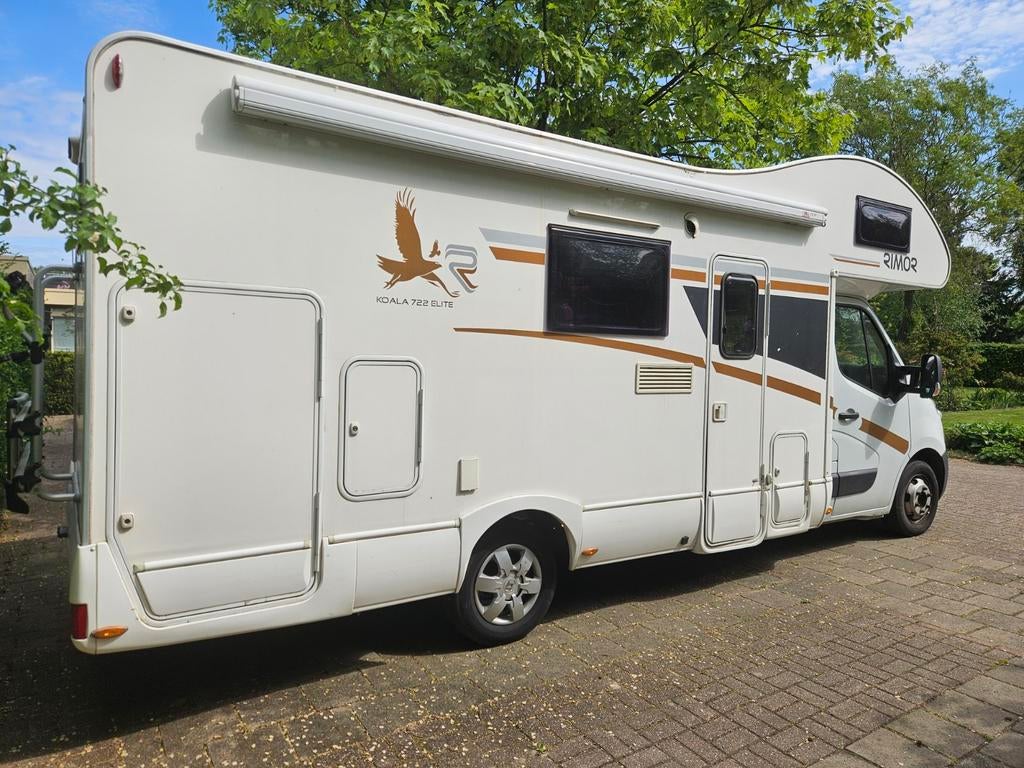 Rimor Koala 722 Elite Camper 5 persoons NIEUWE APK en banden, Caravans en Kamperen, Alkoof, Ringverwarming, 7 tot 12 maanden geleden
