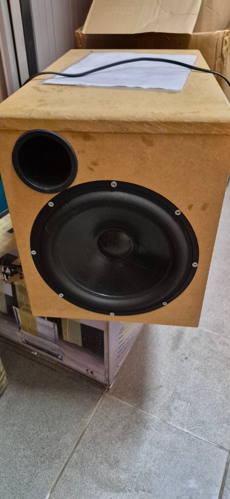 Speakerland Subwoofer met Hypex HS80(defect) + Vifa, Ophalen, Niet werkend, Subwoofer, Overige merken