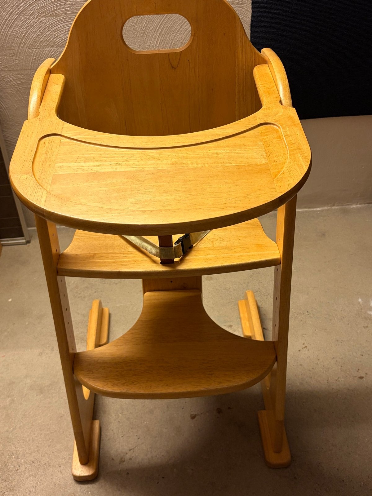 Tiamo Wood Collection meegroeistoel, Kinderen en Baby's, Kinderstoelen, Ophalen, Gebruikt, Meegroeistoel, Gordel(s)