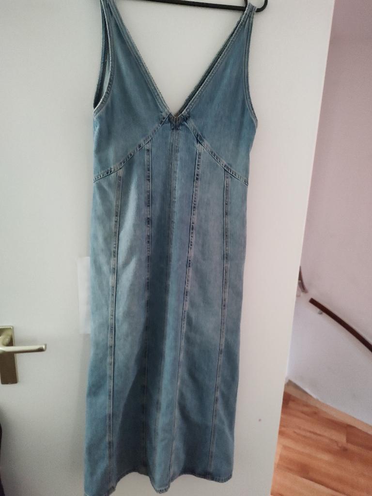 Denim jurk Zara S, Kleding | Dames, Ophalen, Blauw, Zara, Nieuw
