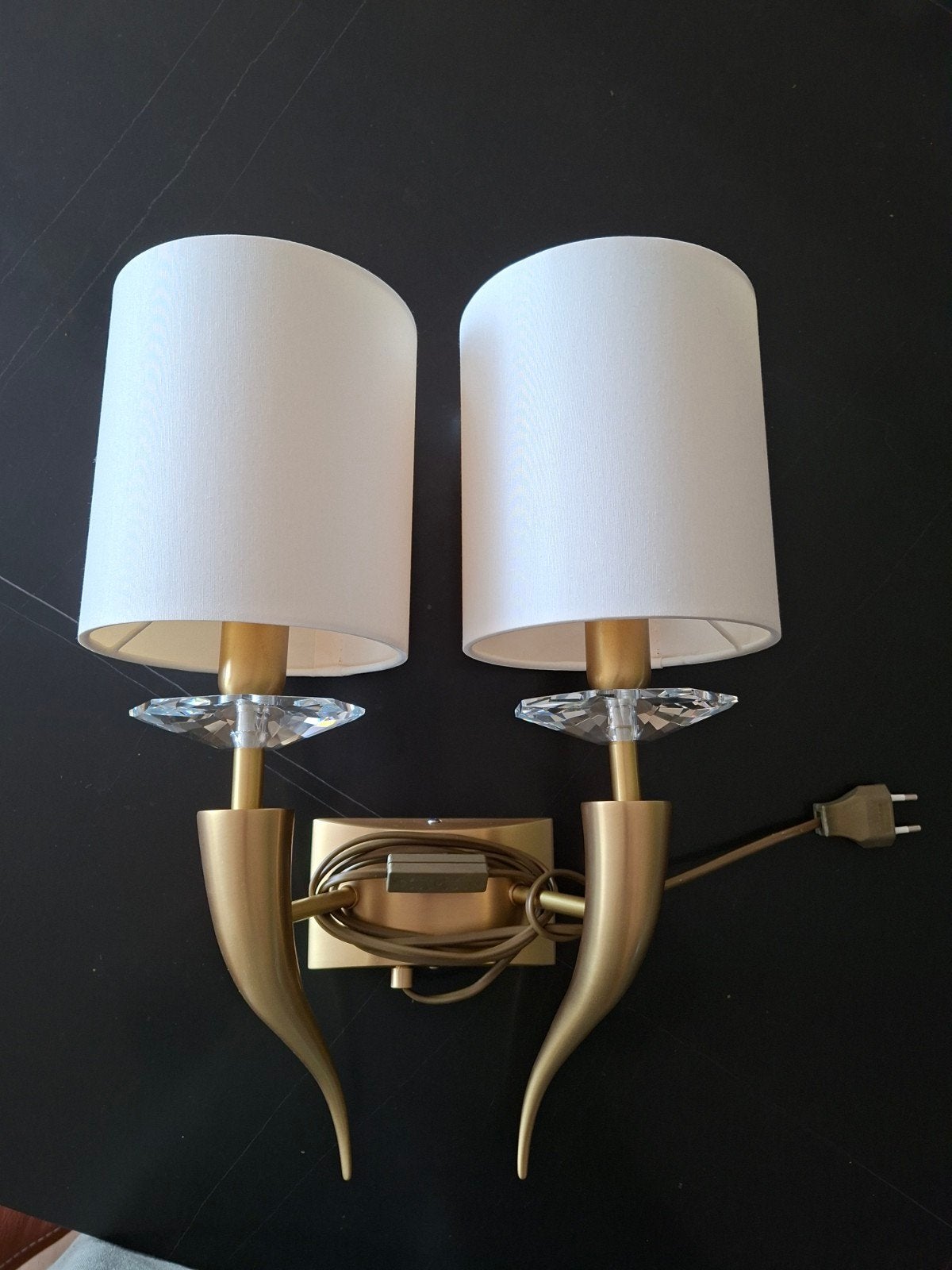 Wand schemerlamp., Ophalen