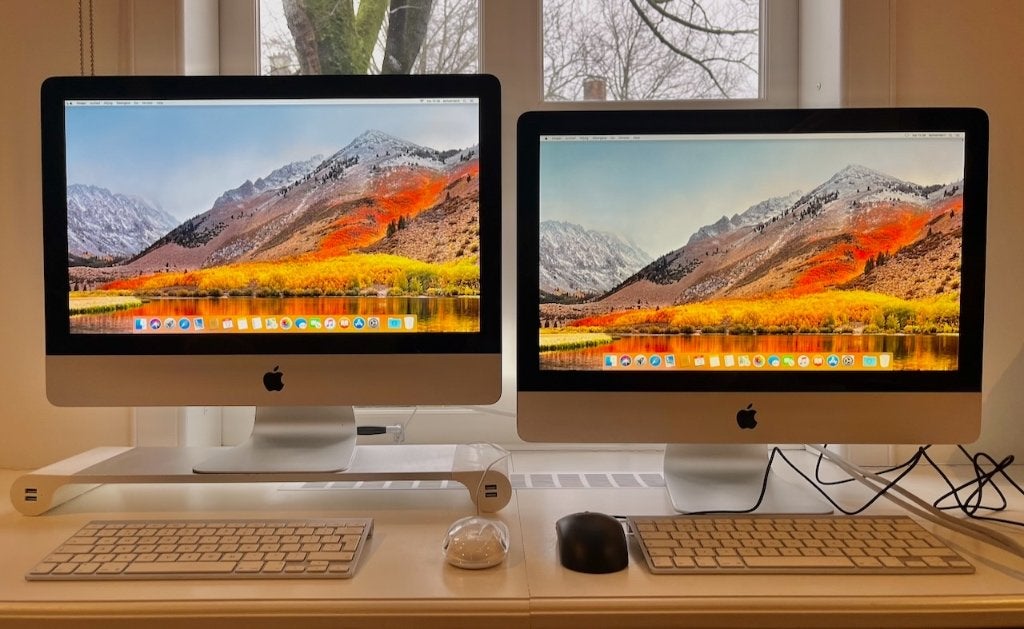 Twee iMac's 21 inch: 1500 GB voor muziek, foto's. Ook apart., Computers en Software, Ophalen, Gebruikt, HDD, IMac