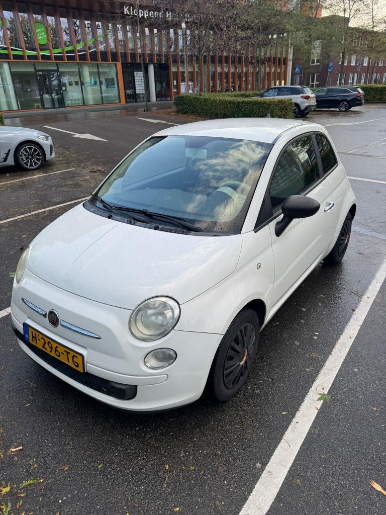 Fiat 500 1.2 C 2010 Wit, Auto's, Fiat, Voorwielaandrijving, Stof, 1242 cc, 4 cilinders