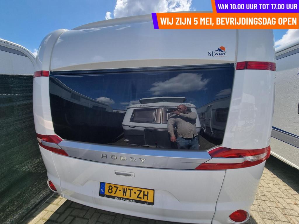 Hobby 560 UL premium AIRCO + MOVER + ENKELE BEDDEN +VOORTENT, Mover, Rondzit, Hobby, Bedrijf