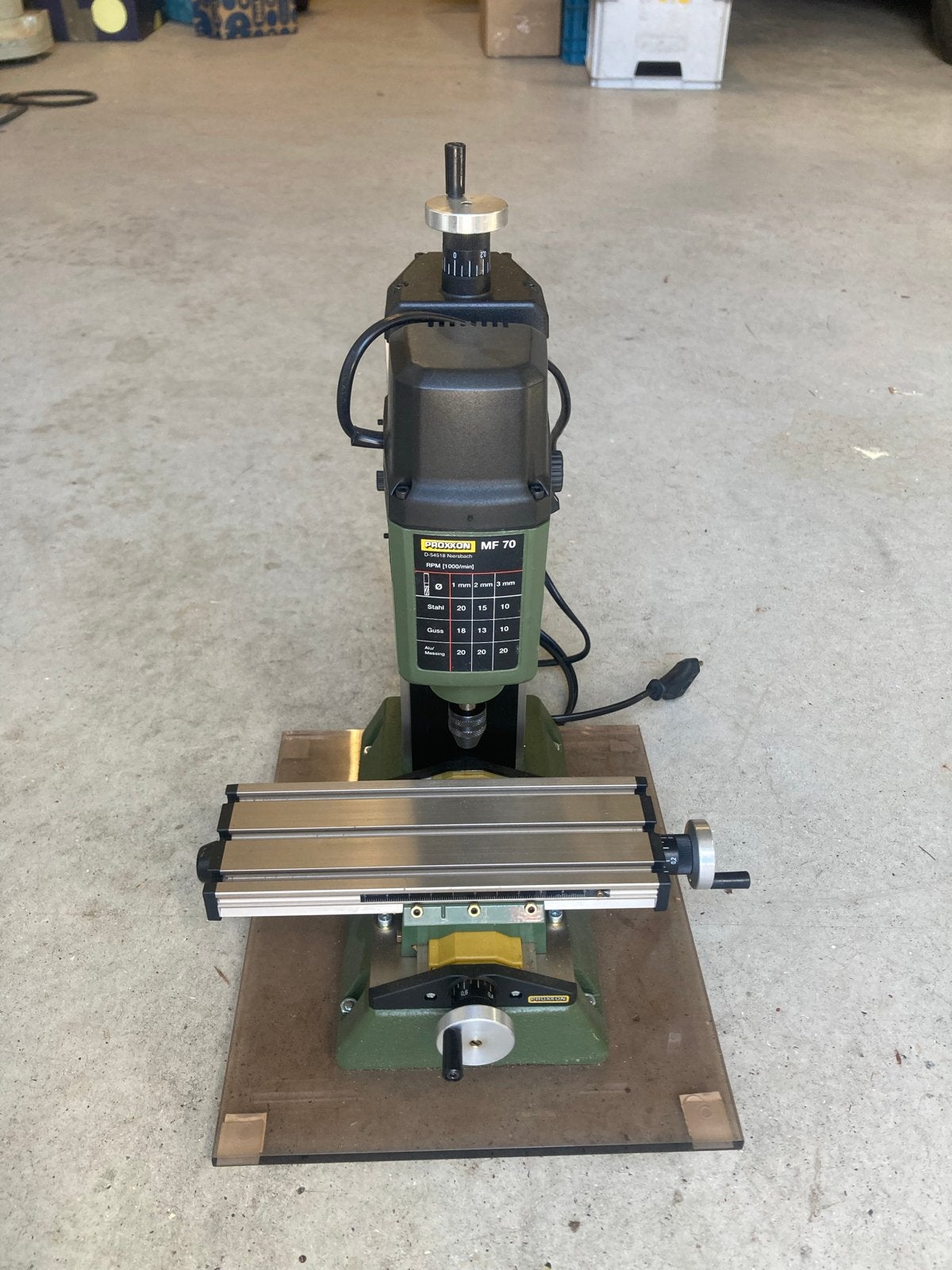 Proxxon MF 70 Microfreesmachine - Zo goed als nieuw, Ophalen of Verzenden, Zo goed als nieuw, Elektrisch, Overige soorten