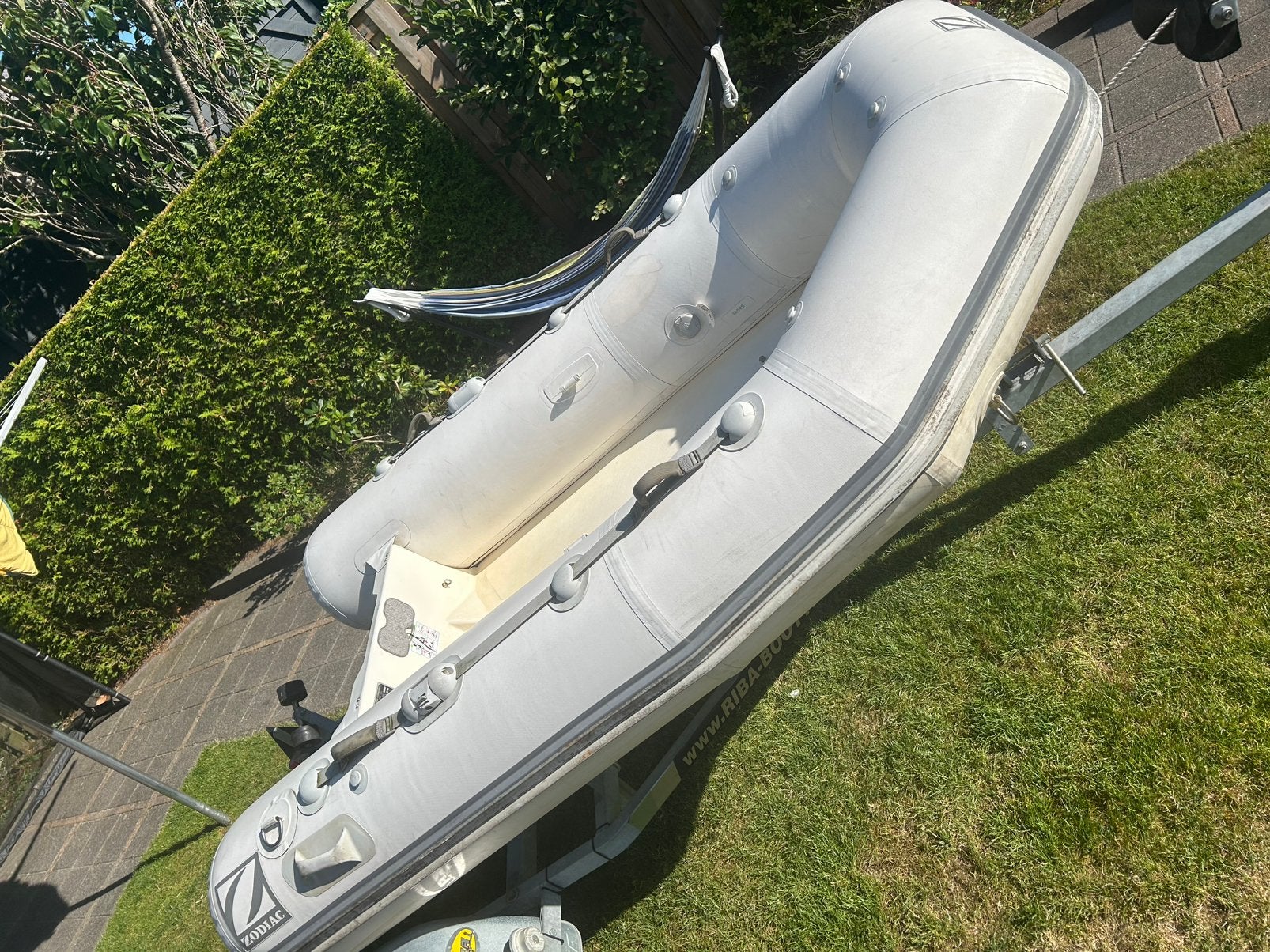 Rib rubberboot zodiac cadet 260 cm, Ophalen, Zo goed als nieuw, Overige typen, Motorboot