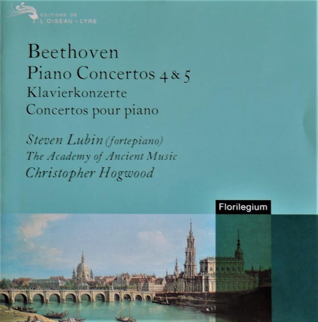 Beethoven / Piano 4 & 5 - Lubin / Academy of Ancient Music, Ophalen of Verzenden, Classicisme, Zo goed als nieuw, Orkest of Ballet