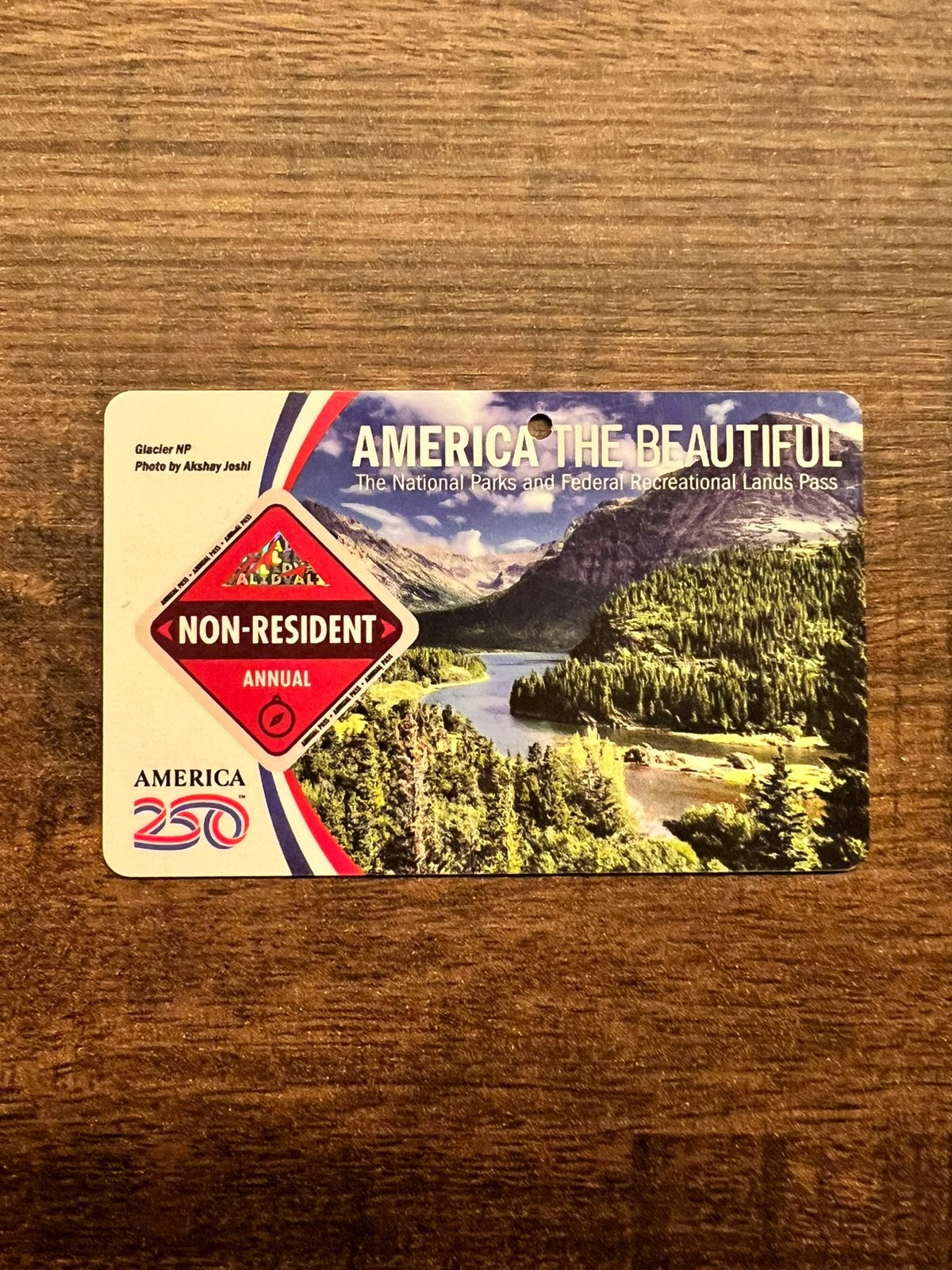 America the beautiful parkpas geldig tot juli 2027, Ophalen of Verzenden