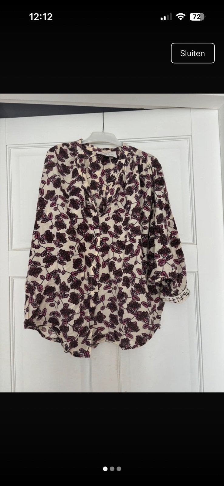 shoeby x lonneke blouse, Kleding | Dames, Blouses en Tunieken, Verzenden, Zo goed als nieuw, Maat 36 (S), Beige