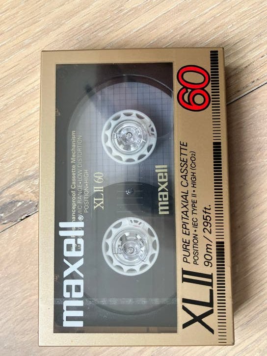 Nieuw Maxell XL-II 60 cassettebandje - Onbespeeld, Overige genres, 1 bandje, Ophalen of Verzenden, Nieuw in verpakking