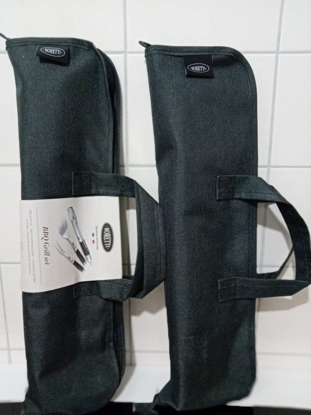 Boretti BBQ/RVS Set Van 3 Delig Met Opbergtas. Nieuw!, Tuin en Terras, Ophalen, Nieuw, Boretti