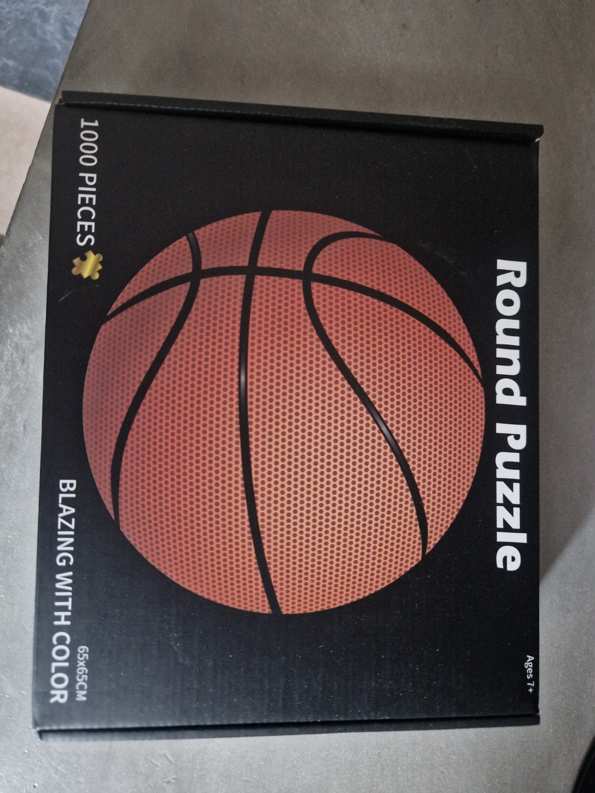 Nieuwe ronde basketbalpuzzel - 1000 stukjes, Ophalen of Verzenden, 500 t/m 1500 stukjes, Nieuw, Legpuzzel