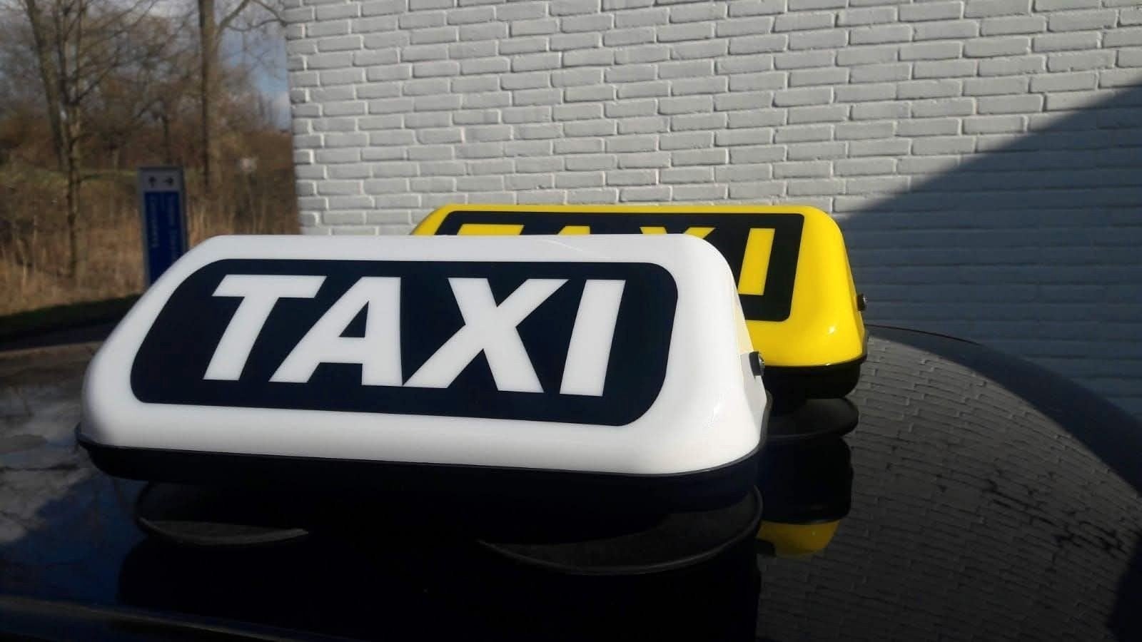 taxibord,  daklicht, Ophalen of Verzenden