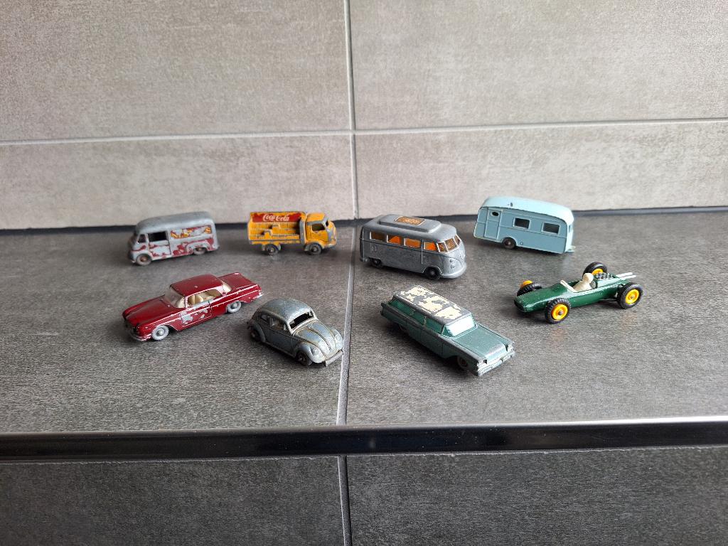 8 Matchbox miniaturen ( bespeeld ), Ophalen of Verzenden, Gebruikt, Auto, Matchbox